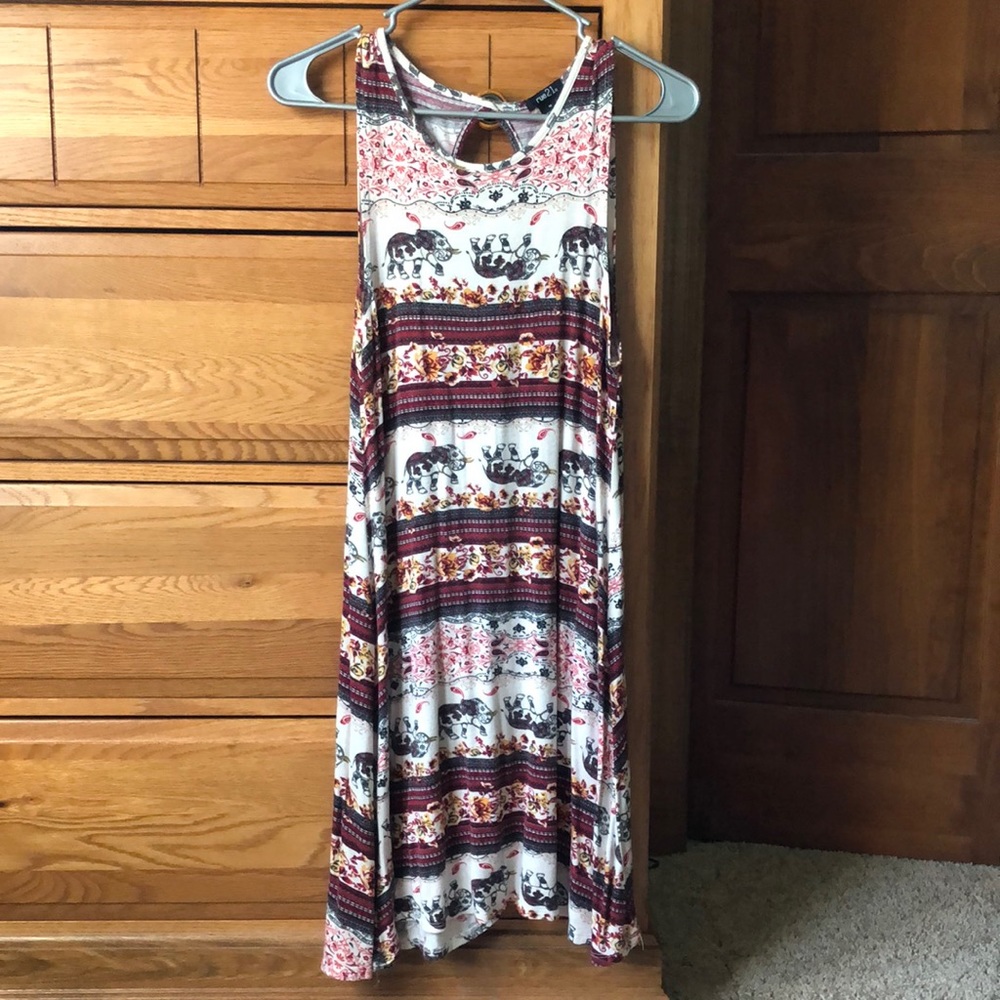 Elephant Pattern Dress
